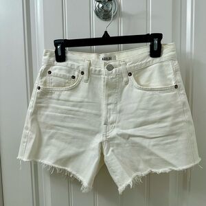 Agolde Parker Long Jean Shorts